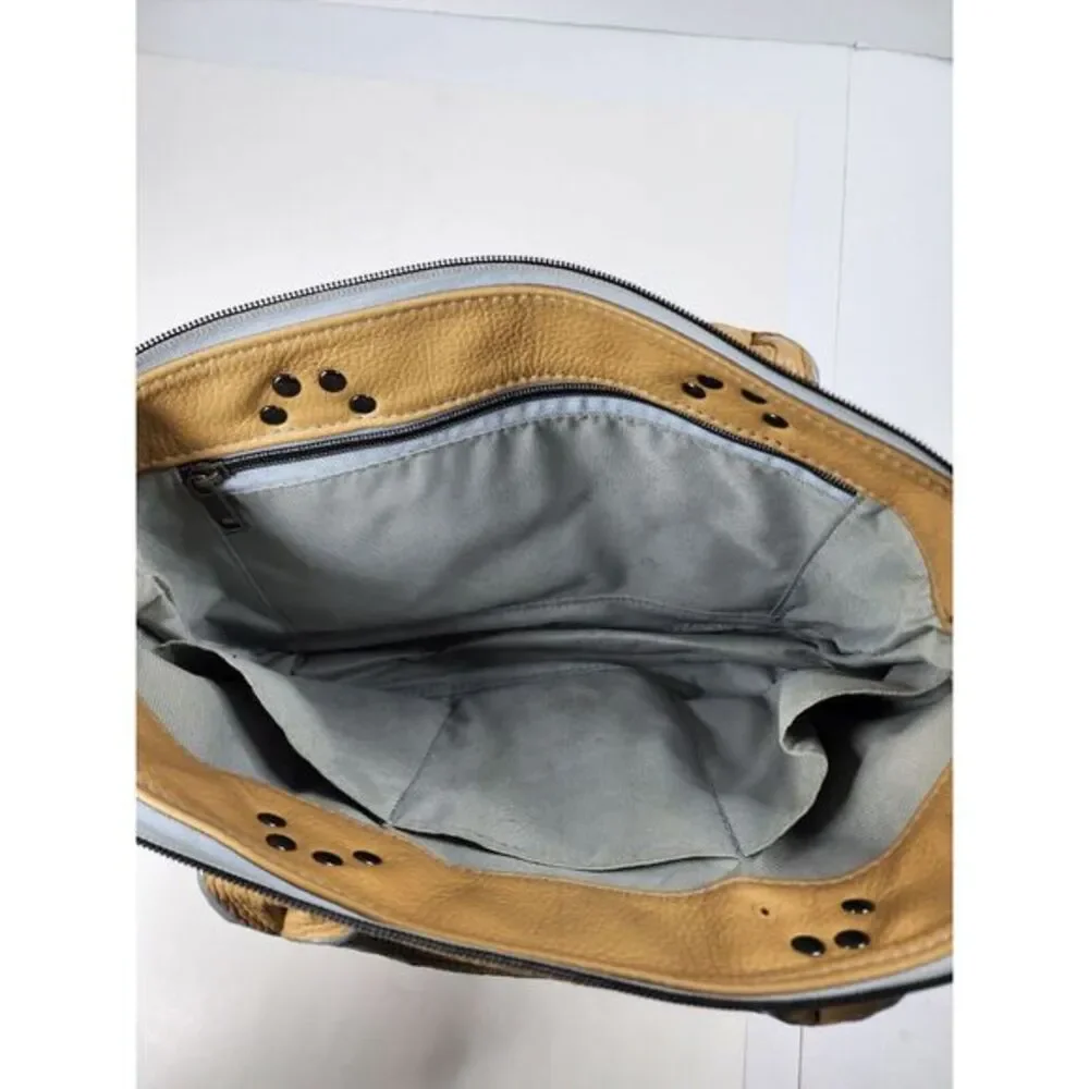 Cascina -‎ Made to Order - Pebble Grain Hobo Shoulder Bag Purse Brown Large